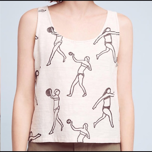 Po-Em Tank Top in Villa Print - Picture 1 of 9